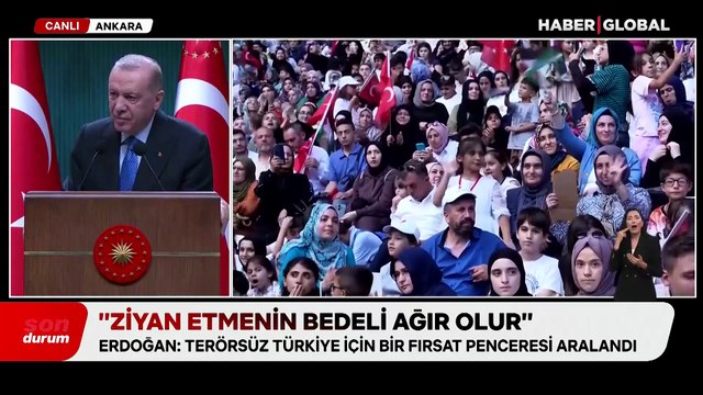 Cumhurbaşkanı Erdoğan: Terörden kurtulmak için fırsat penceresi aralanmıştır