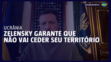 Zelensky garante que Ucrânia não vai ceder seu território