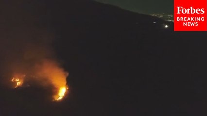 Wildfires Continue To Burn In Italy's Vesuvius National Park