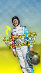 Ella tiene 10 años y sueña con competir en la Formula 1