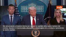 Trump: A Washington dispiegherò guardia nazionale per liberare la città dal crimine