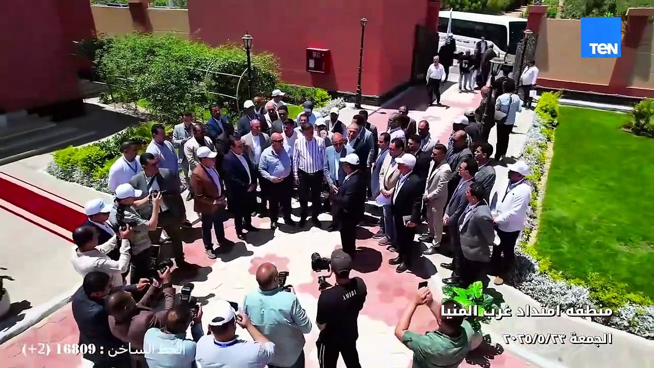 افتتاح منطقة امتداد غرب المنيا ضمن المشروع القومي لتنمية المليون والنص مليون فدان
