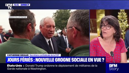 Suppression de deux jours fériés: "C'est scandaleux", estime Catherine Giraud (CGT)