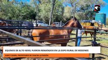 Equinos de alto nivel fueron rematados en la Expo Rural de Misiones