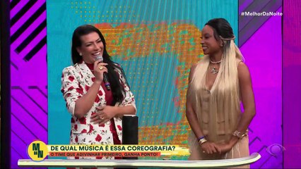 Famosos Tentam Descobrir a Música Pela Coreografia | Melhor da Noite