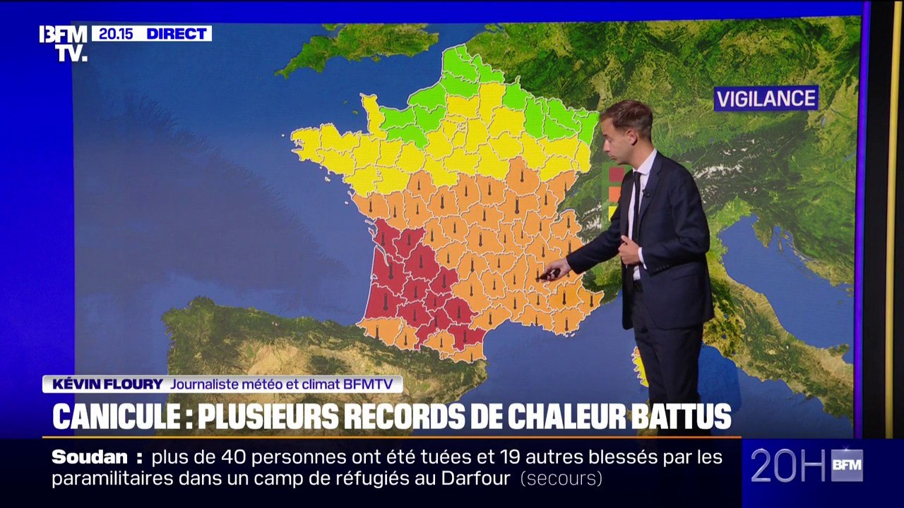 Canicule: plusieurs dizaines de records de températures battus ce lundi