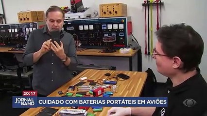 Veja os cuidados com baterias portáteis em aviões