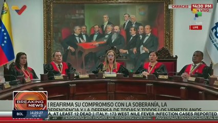 Venezuelan judiciary reaffirms its support for President Nicolas Maduro Moros