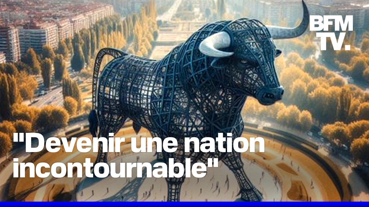 L'Académie espagnole de tauromachie veut construire un taureau en métal de 300 mètres de haut pour rivaliser avec la France sur le plan touristique