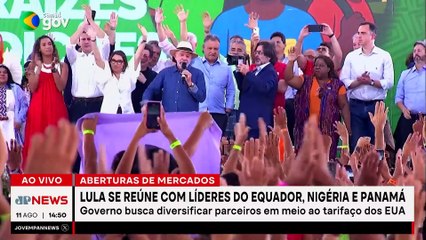 Depois do Tarifaço: Lula negocia com Nigéria, Equador e Panamá | TEMPO REAL
