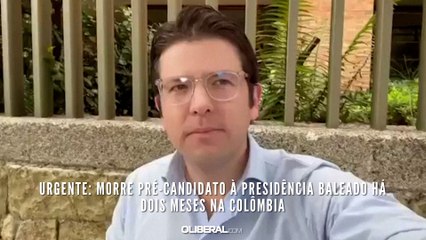 URGENTE Morre pré-candidato à presidência baleado há dois meses na Colômbia