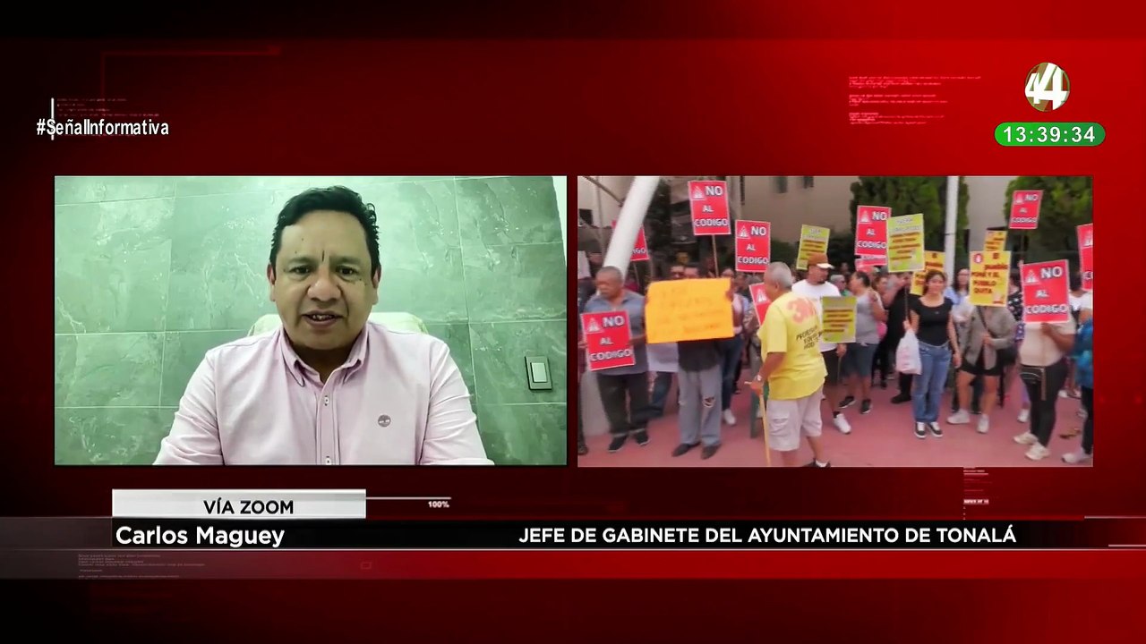 Carlos Maguey habla sobre cierre de avenida por manifestación de tianguistas en Tonalá