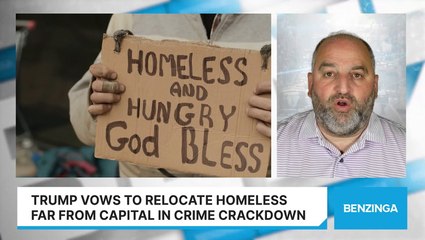 Trump Vows To Relocate Homeless Far From Capital In Crime Crackdown