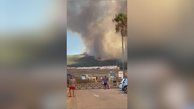 Nuevo incendio en Tarifa: La Junta de Andalucía vuelve a activar el plan de emergencia
