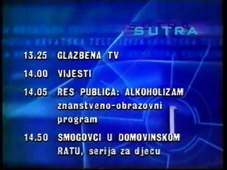 HRT 3 2004. - TV raspored i odjava