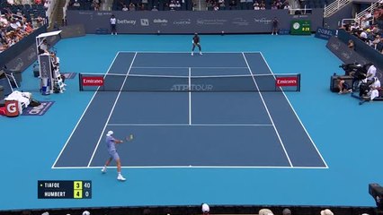 Cincinnati - Humbert cale face à Tiafoe