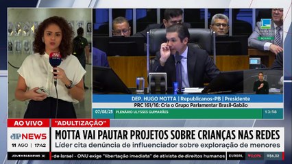 Motta vai pautar projetos sobre exploração de menores nas redes sociais