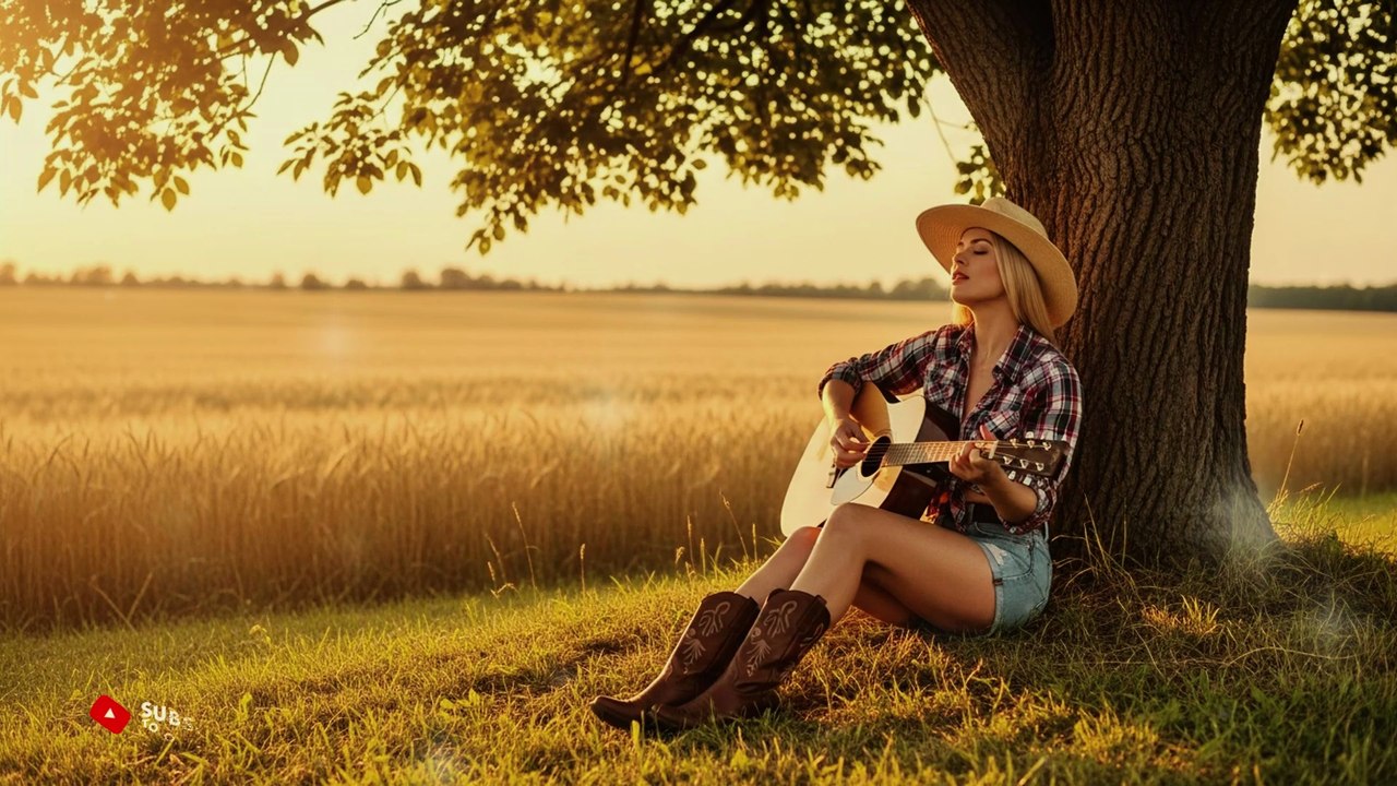 Best Classic Country Songs Of All Time ⭐ Peaceful Country Music with Acoustic Guitar and Nature Sounds