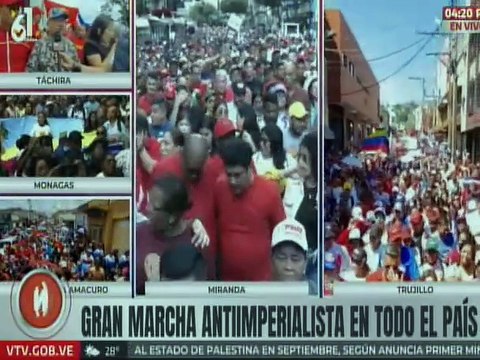 Táchira | Pueblo de San Cristóbal manifiesta su firme respaldo al presidente Nicolás Maduro