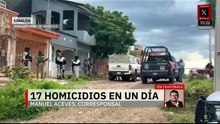 Violencia en Sinaloa cobra la vida de 17 personas en 24 horas