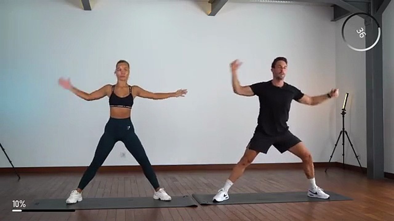 20 MIN INTENSE HIIT WORKOUT - ALL STANDING - Full Body, No Equipment, No Repeats