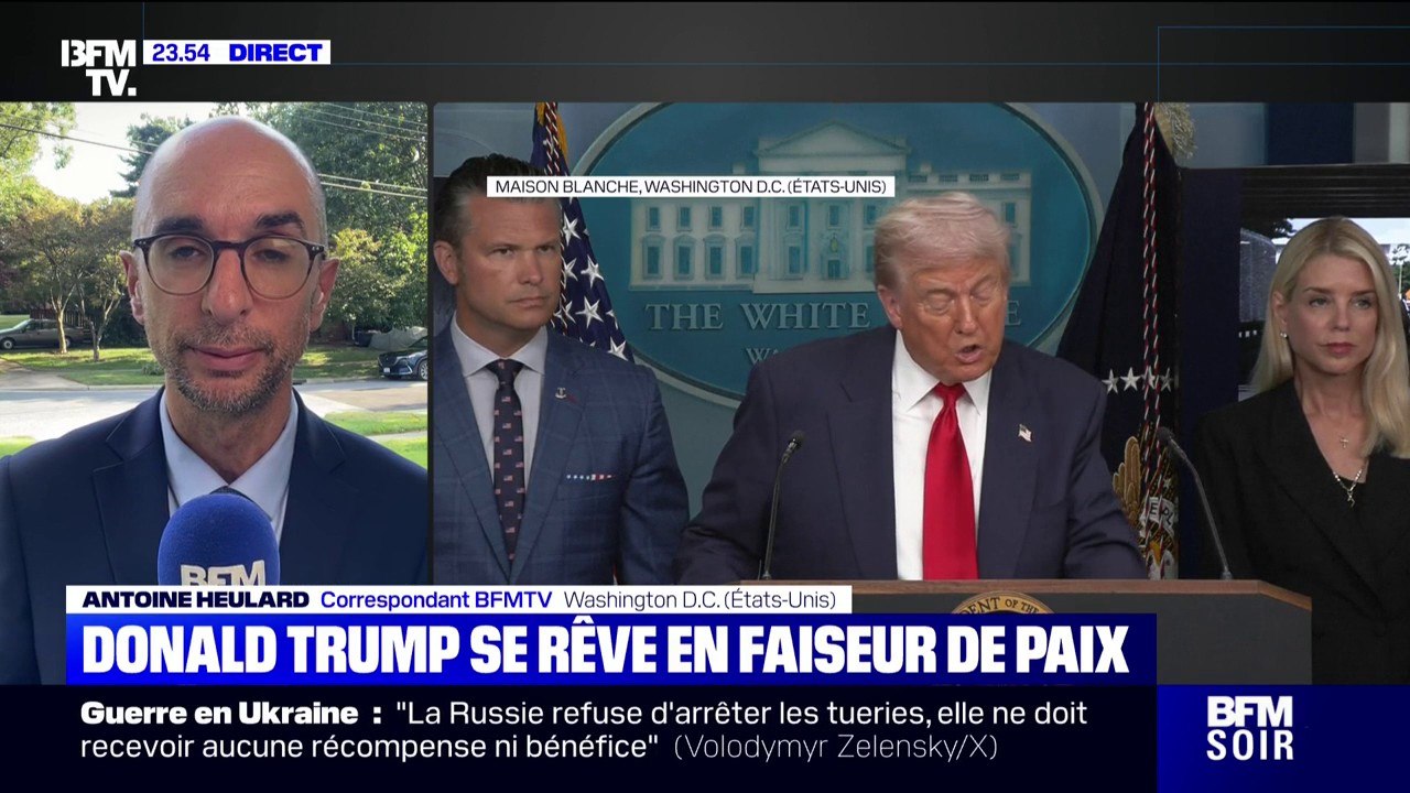 Sommet entre Donald Trump et Vladimir Poutine: le président américain est persuadé qu'il mérite le prix Nobel de la paix
