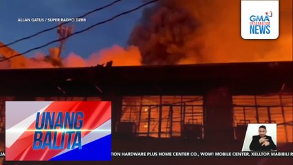 Gusali sa Maypajo, nasusunog; ilang residente, lumikas | Unang Balita