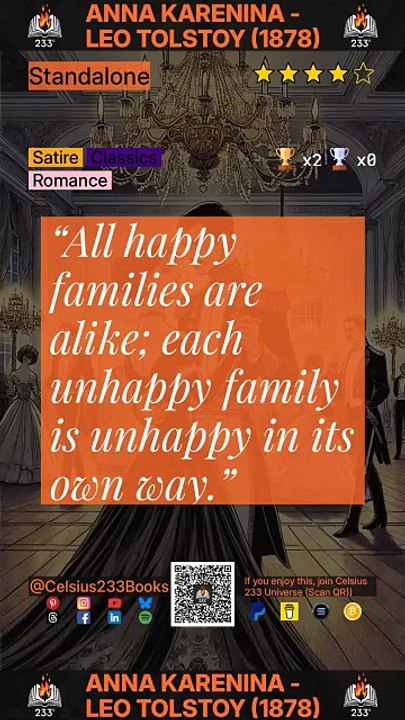 Anna Karenina - Leo Tolstoy (1878) Quotes