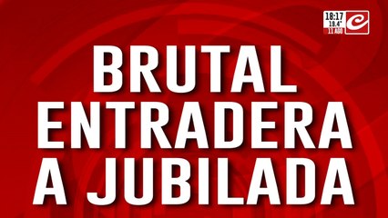 Brutal entradera a una jubilada: delincuentes la asaltaron en su casa