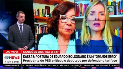 Kassab diz que postura de Eduardo Bolsonaro sobre sanções é “um erro”