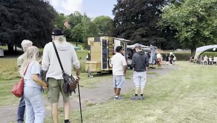 Arts in the Park getting underway in Crediton’s Newcombes Meadow on August 9, video Alan Quick IMG_8892