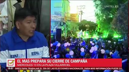 El MAS-IPSP alista su cierre de campaña en La Paz y replica caravanas en diferentes regiones