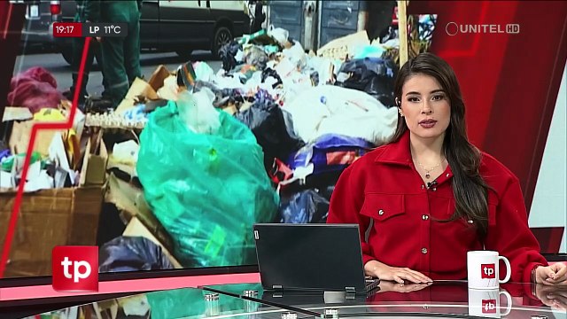 “Todo está lleno de basura”: residuos rebasan los contenedores tras ocho días de bloqueo en botadero de La Paz