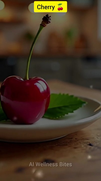 Cherry Power: The Sweet Way to Sleep Better 🍒 #HealthTips #FruitBenefits"