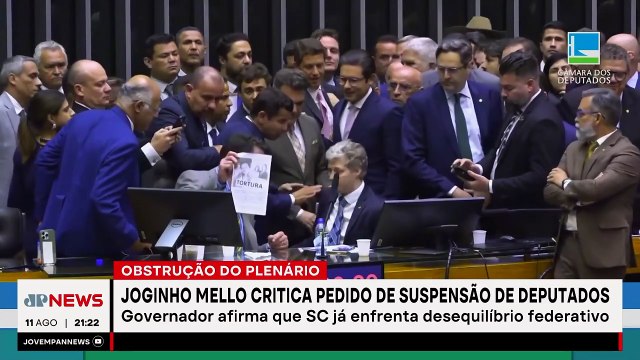 Jorginho Mello critica pedido de suspensão de deputados