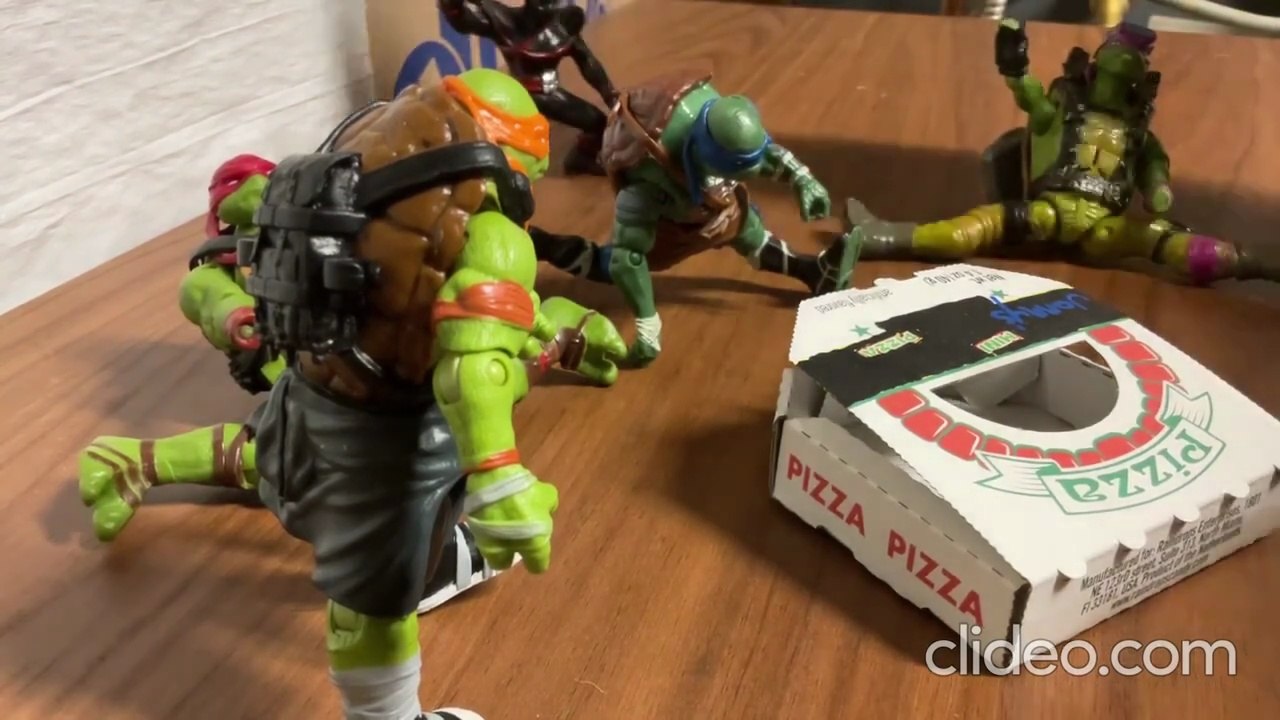 HILARIOUS! My Teenage Mutant Ninja Turtles toys fighting bad guys! Season 1 Episode 1!