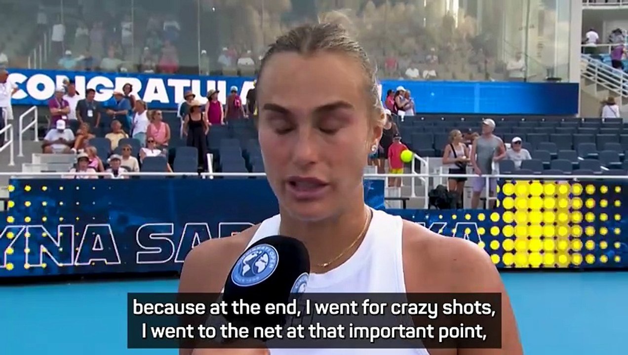 'Mostly positive' for Raducanu after tight loss to Sabalenka at Cincinnati Open