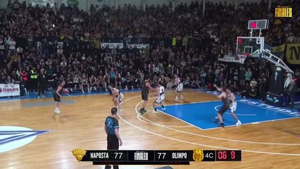 El cierre de la final entre Napostá y Olimpo, antes de ir a suplementario