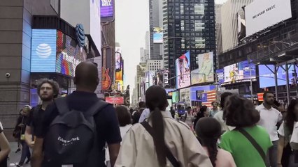 Times Square New York City 4K Walking Tour in Summer 2023 - Midtown Manhattan Wa