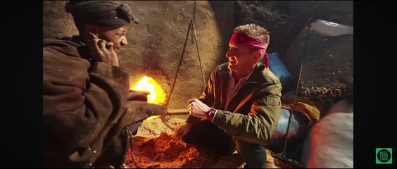 Fire keeper at a Moroccan bath house