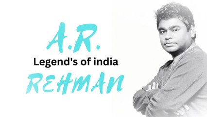 🎶 "A. R. Rahman – The Music That Inspires the World 🌍✨ #ARRahman #MusicLegend"
