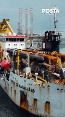 Buque de dragado que llegó a Yucatán dejará grandes beneficios, afirma INDEX