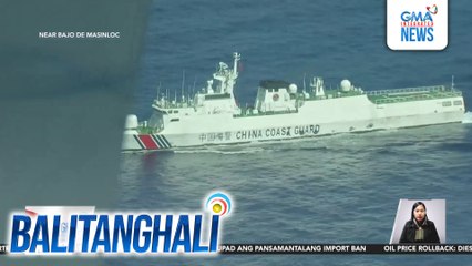 Chinese Navy warship, nag-radio challenge sa aircraft ng PCG na nagpapatrolya malapit sa Bajo de Masinloc | Balitanghali