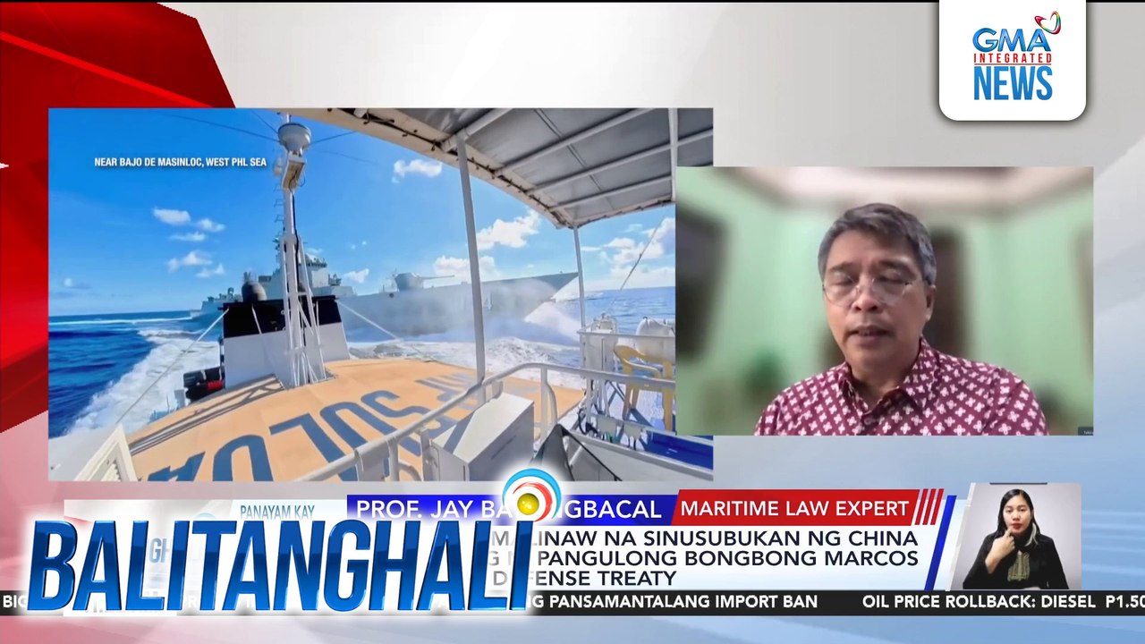 Panayam kay Prof. Jay Batongbacal, Maritime Law Expert (August 12, 2025) | Balitanghali