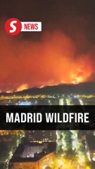 Emergency teams work through the night to control wildfire near Madrid