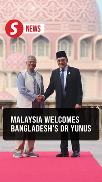 Bangladesh chief adviser Dr Muhammad Yunus accorded official welcome at Perdana Putra
