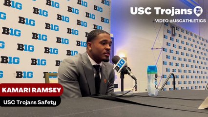 USC Trojans safety Kamari Ramsey discusses what area of the defense has improved