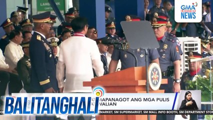 PBBM sa PNP - Dapat mapanagot ang mga pulis na sangkot sa katiwalian | Balitanghali