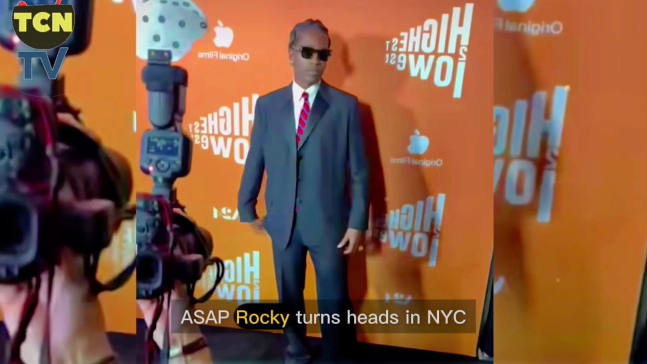 ASAP Rocky’s Bold Celine Look Steals NYC Premiere