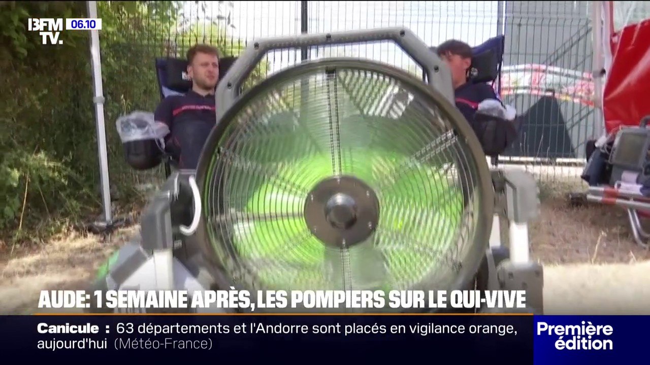 "La fatigue commence à se faire ressentir": dans l'Aude, 500 pompiers restent mobilisés face au risque d'incendie